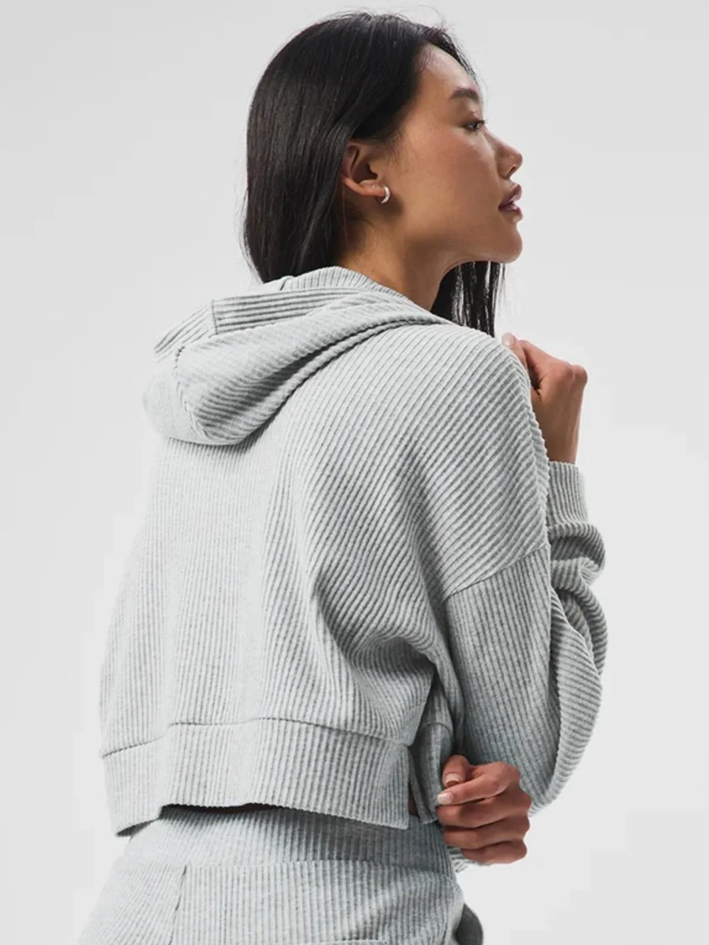 Alo Muse Hoodie in Athletic Heather Grey